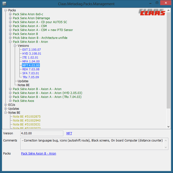 CLAAS Metadiag© — Tractor Diagnostic Solution