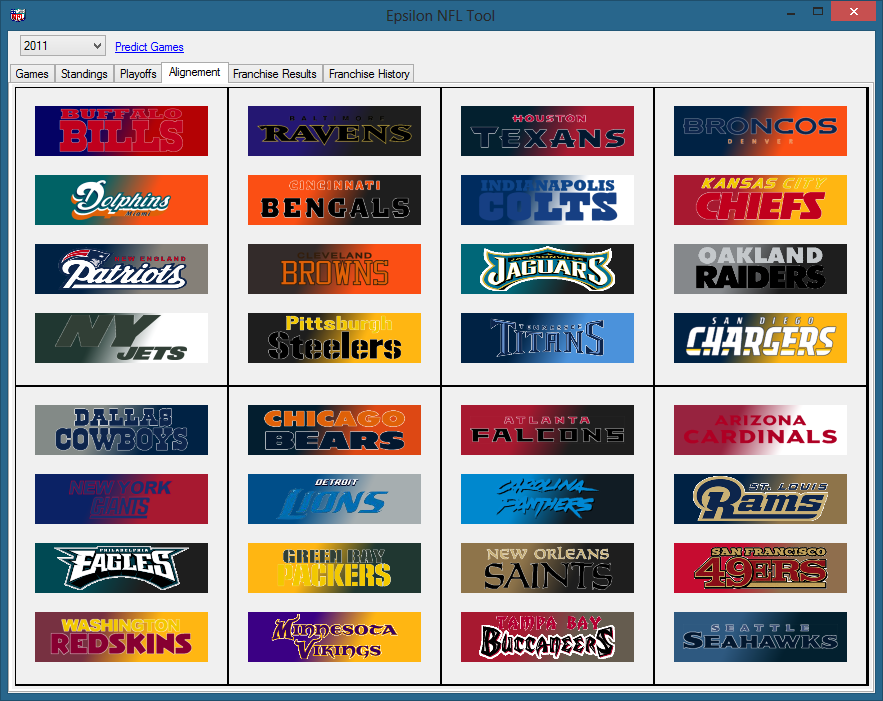 Epsilon NFL Tool