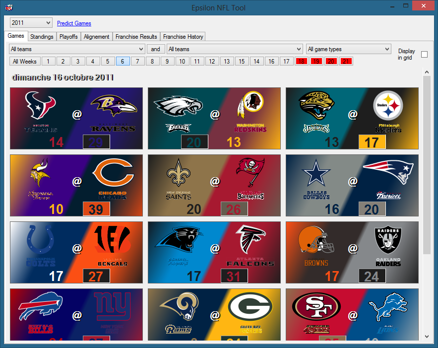 Epsilon NFL Tool